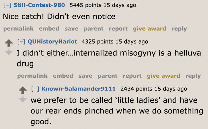 Calling the new hire 'girl' didn't sit well with people.
