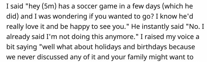 The true feelings of OP’s ex-husband are revealed and...