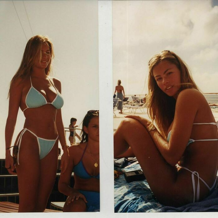 29. Sofia Vergara pre-fame at Miami Beach in the early 1990s
