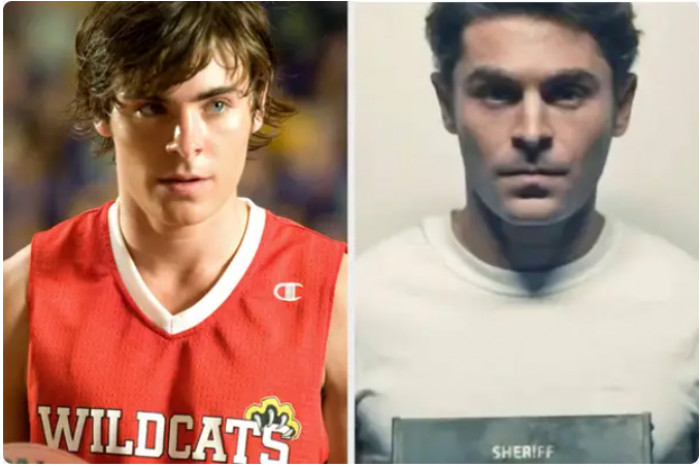 15. Zac Efron - Troy Bolton from High School Musical and Ted Bundy from Extremely Wicked, Shockingly Evil and Vile