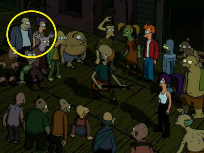16. Leela's Parents in Futurama