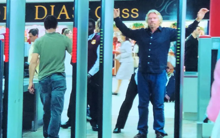 27. Richard Branson acting as an air traveler in Casino Royale