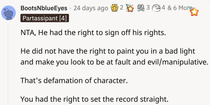 OP had every right to show that he was lying.
