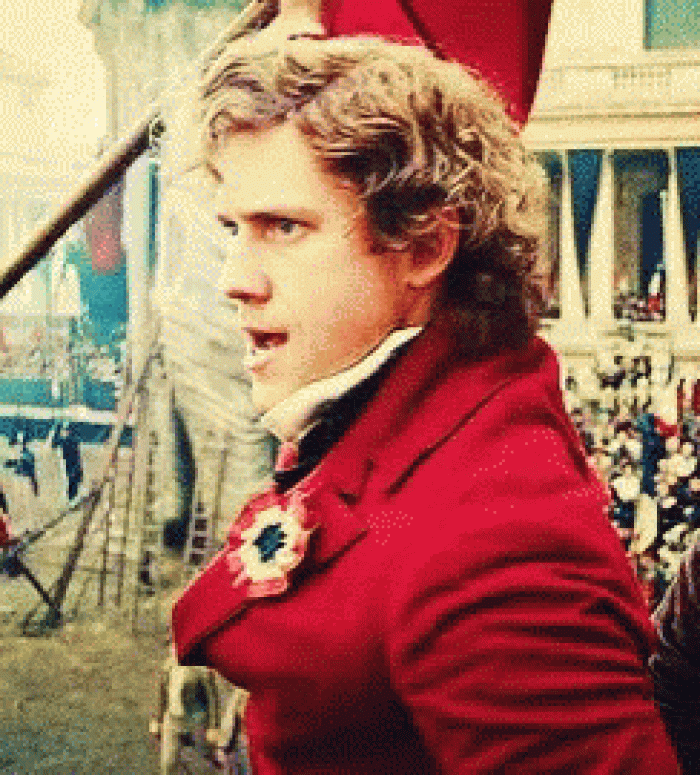 2. Aaron Tveit as Enjolras in Les Misérables