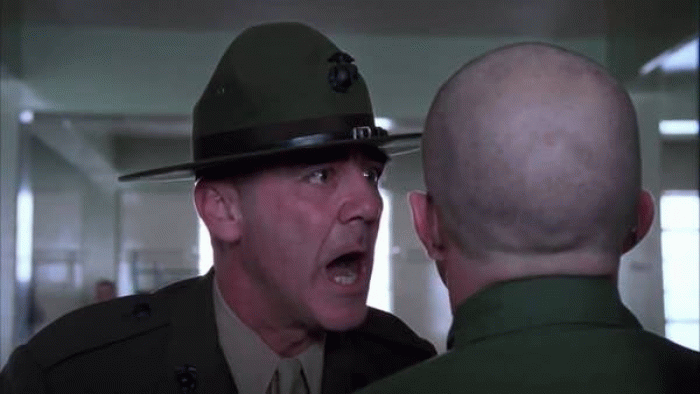 6. R. Lee Ermey - Gunnery Sergeant Hartman in Full Metal Jacket