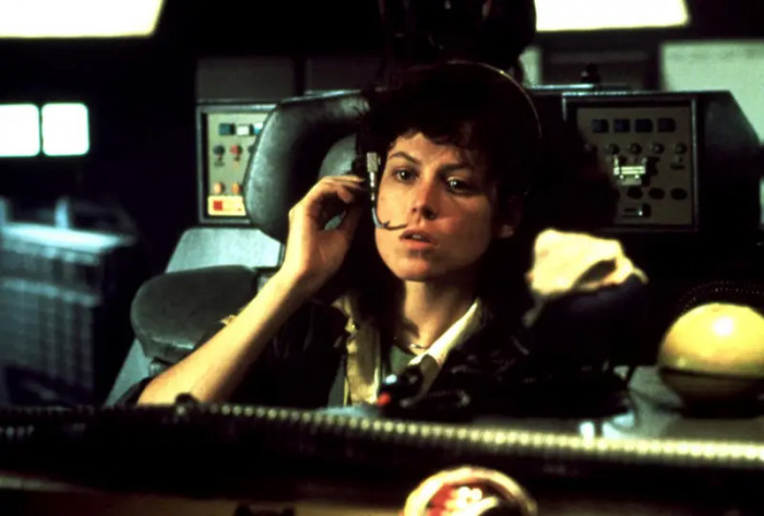 21. Sigourney Weaver acting as Ellen Ripley in the Alien movies