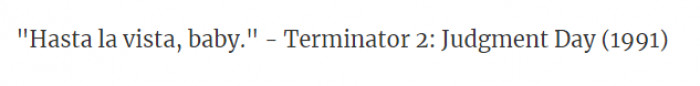 18. From the movie Terminator 2 in 1991