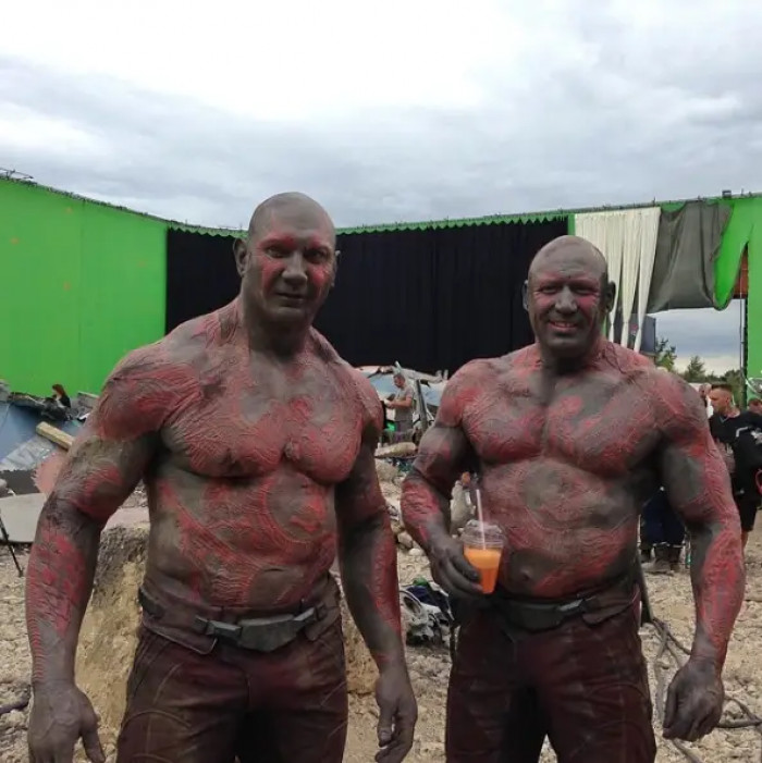 36. Drax has a pretty convincing stand-in