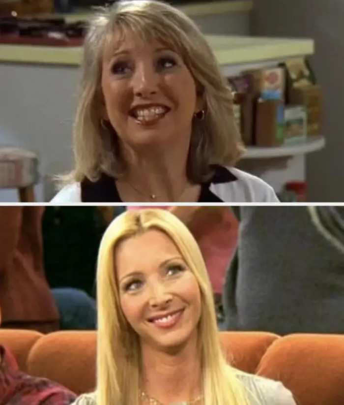 19. Teri Garr as Phoebe and Lisa Kudrow as Phoebe Buffay in Friends