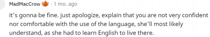 16. Explain as she'll most likely understand