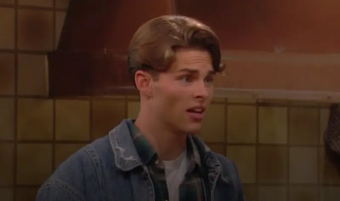 16. James Marsden once acted as Maggie's boyfriend on The Nanny before he starred on Westworld and Dead to Me