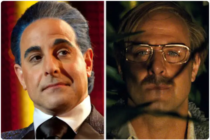 25. Stanley Tucci - Cesar Flickerman from The Hunger Games and George Harvey from The Lovely Bones