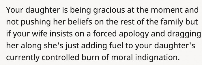 OP's Daughter Handled It Like a Pro, While His Wife? Not So Much.