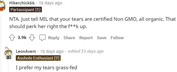 4. Your Tears Are Certified Non-GMO and All Organic
