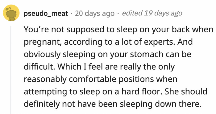 Apparently, the mom also could have endangered Rose and the baby.