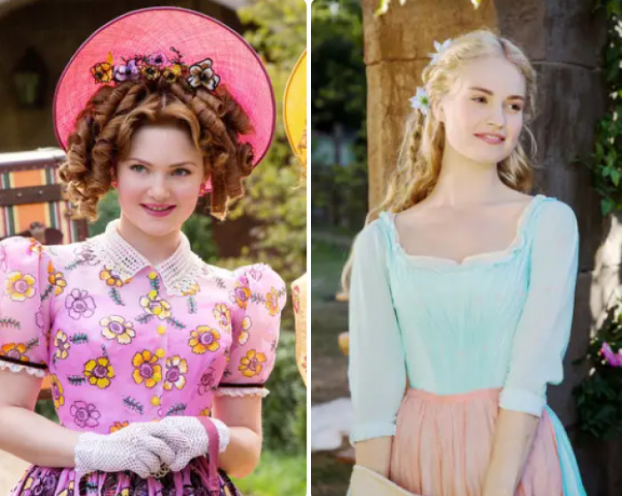 11. Before being cast as Cinderella herself, Lily James tried for Anastasia, one of the stepsisters, in the live-action Cinderella.