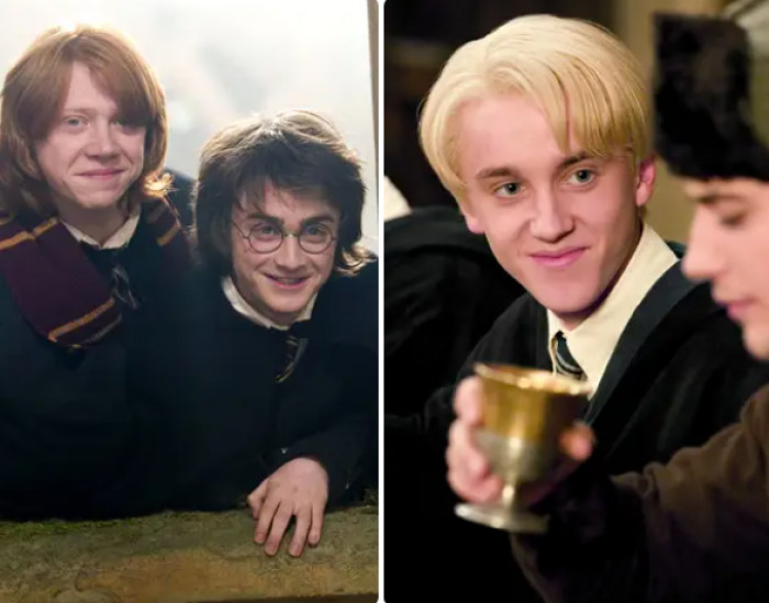 3. Before landing the role of Draco, Tom Felton tried out for Harry and Ron in Harry Potter.
