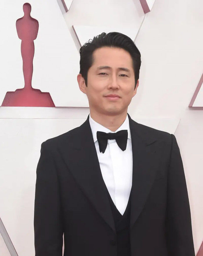 9. Here's Steven Yeun, who played roles in Minari, The Walking Dead, and Sorry to Bother You