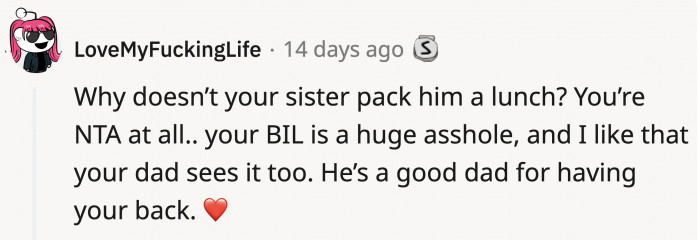 Where is OP's sister in all of this?