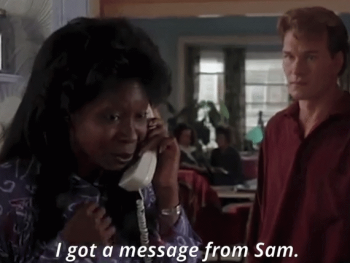 12. Patrick Swayze and Whoopi Goldberg