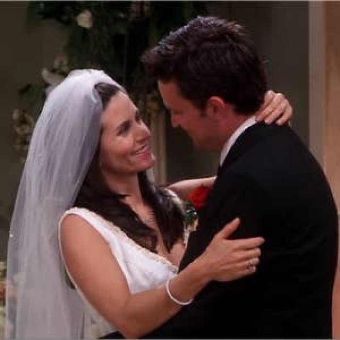 3. The creators originally intended for Monica and Joey to be together.