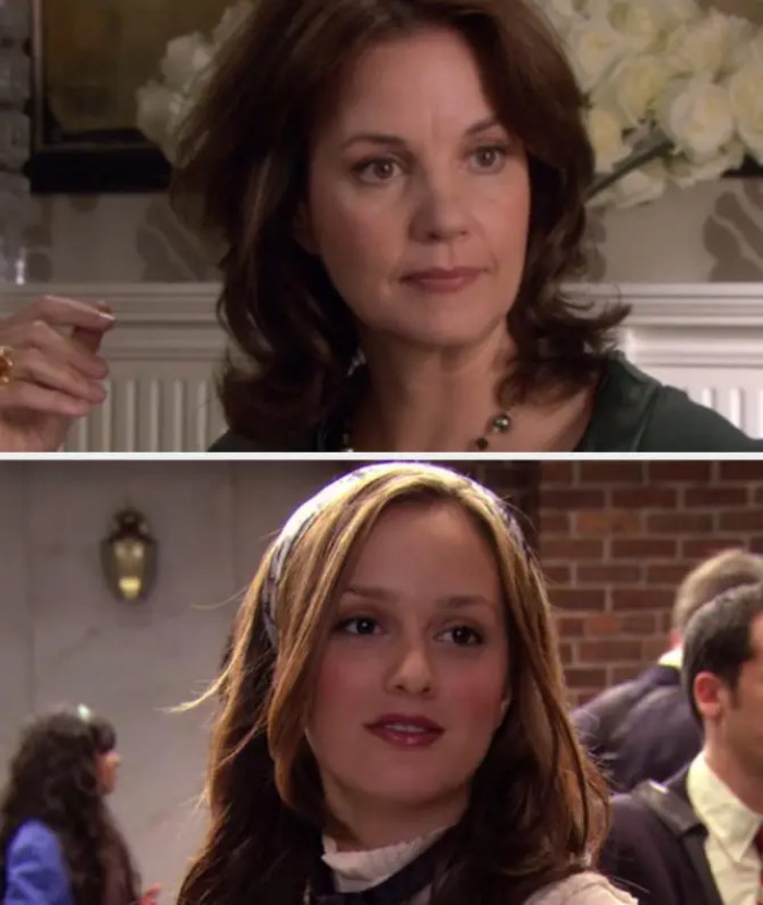 12. Margaret Colin as Eleanor and Leighton Meester as Blair Waldorf in Gossip Girl