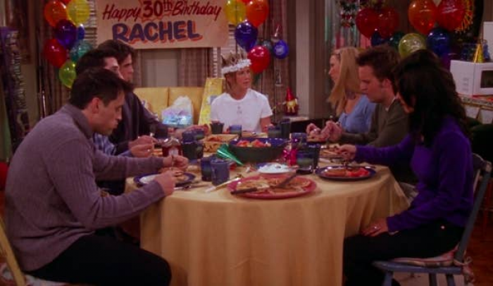 8. Friends - The characters' ages are very inconsistent throughout the show.