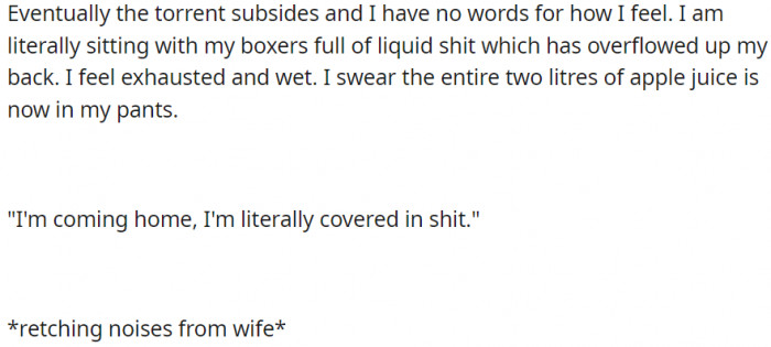 The torrent subsides