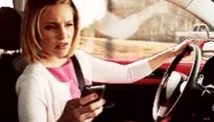2. Quinn's vehicle accident on the route to Rachel and Finn's wedding in Glee Season 3.