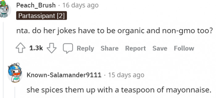 6. Spicing the Joke Up with a Teaspoon of Mayonnaise