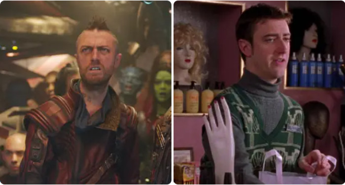 9. Sean Gunn played Kirk in Gilmore Girls before becoming Kraglin Obfonteri.