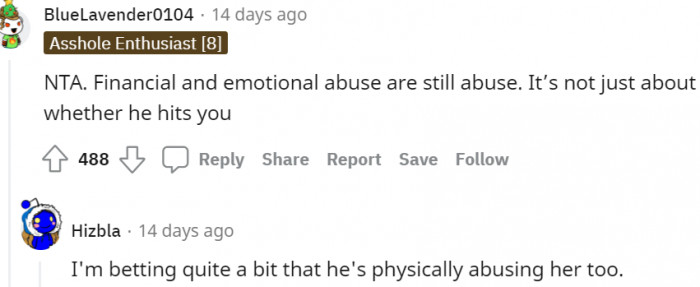 8. Financial and emotional abuse are still abuse