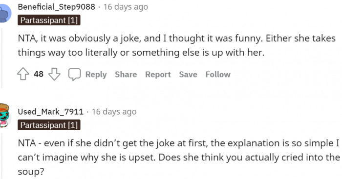 20. The Joke Was Actually Funny