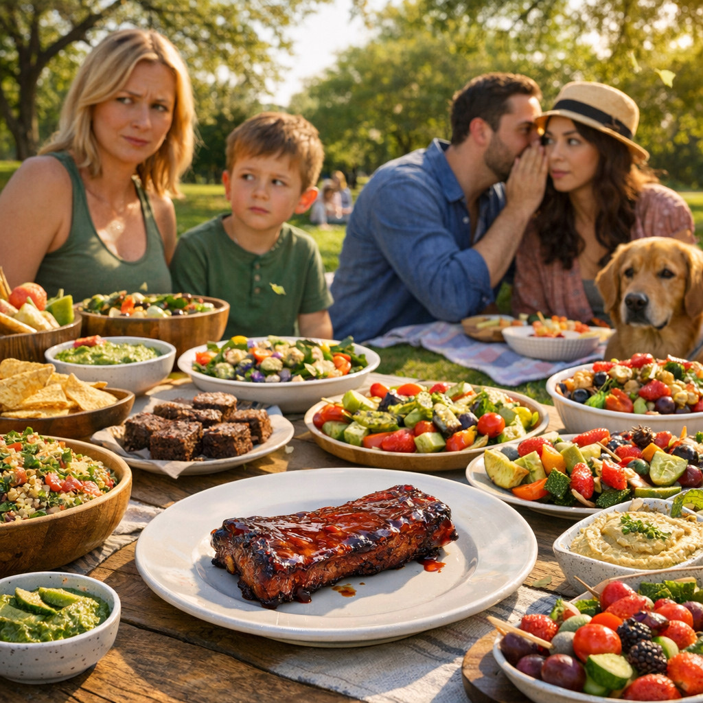 Vegan Potluck Drama: AITA for Bringing BBQ Ribs Instead of Plant-Based Dish?