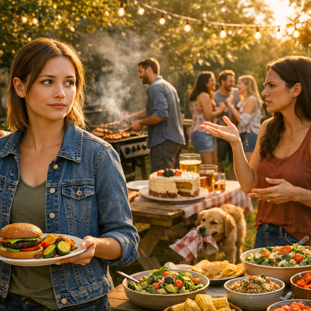 Vegetarian Declines Meat at BBQ: AITA for Upsetting Best Friend?