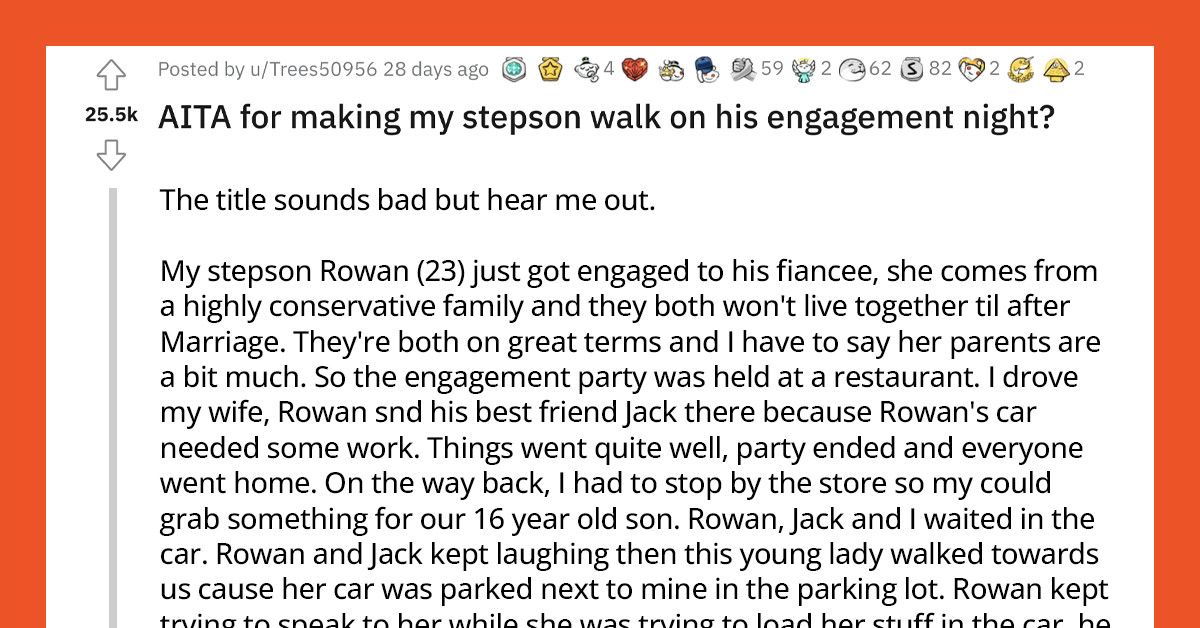 Man Throws His Stepson Out Of The Car On Their Way Back From His Engagement Party For Harassing A Woman In Public