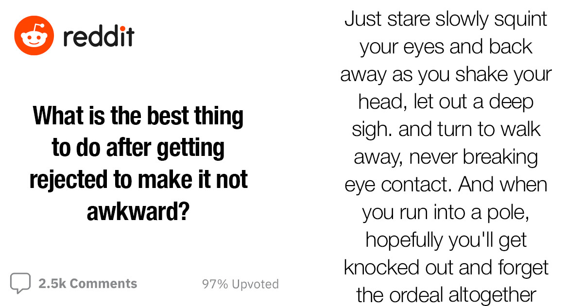 20+ Redditors Share The Best Responses To A Rejected Love Confession