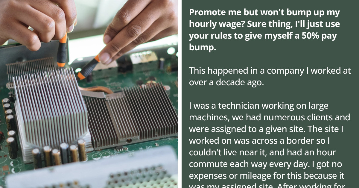 Company Refuses To Raise Employee's Pay After Promotion So He Outsmarts Them With Loophole