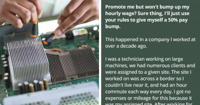 Company Refuses To Raise Employee's Pay After Promotion So He Outsmarts Them With Loophole