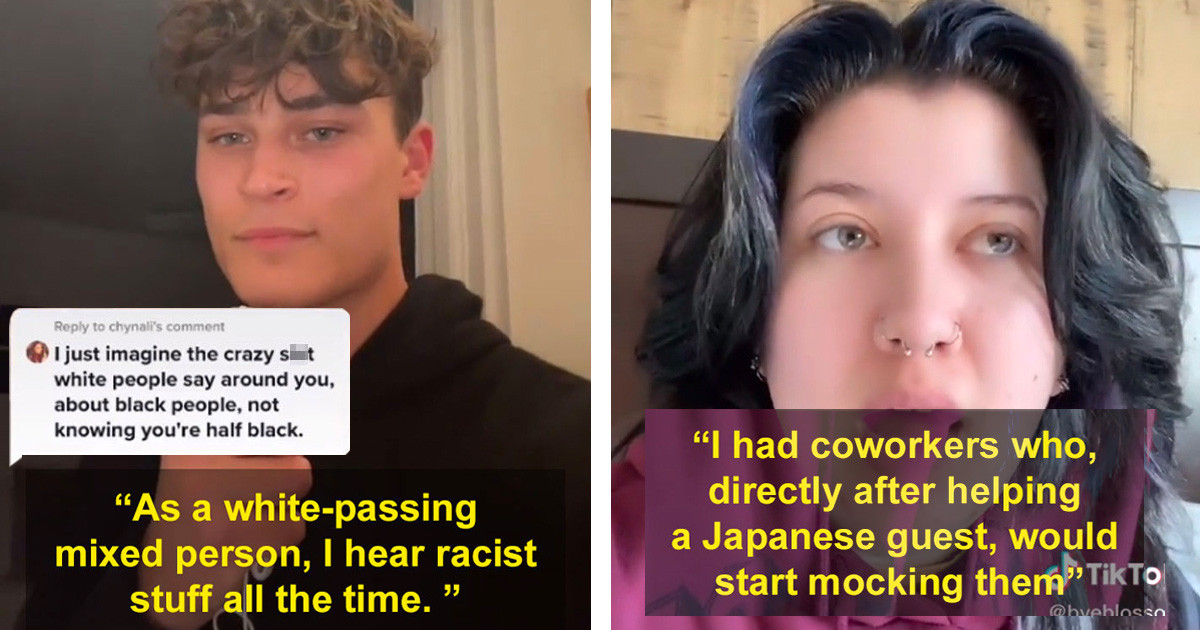 Biracial People Who Look White Share Situations When They Witnessed Pure Racism Towards Others