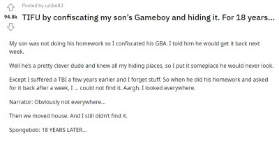 After 18 Years, Dad Returned His Son’s Gameboy Advance He Had Confiscated As Punishment