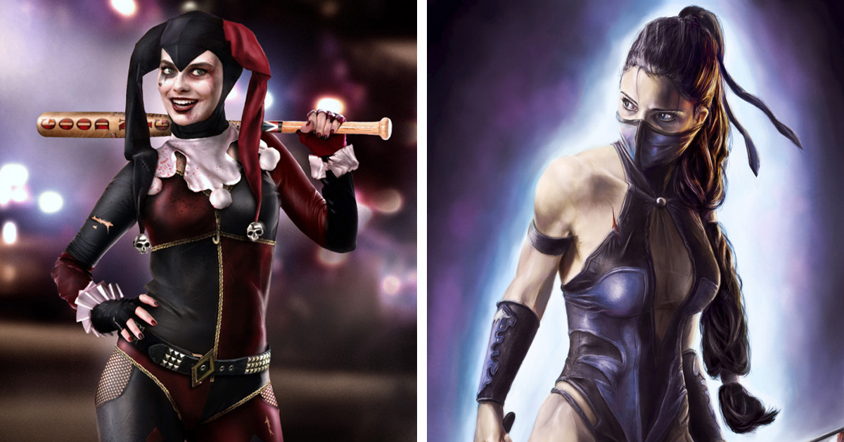 Australian Illustrator Creates Incredible Gallery Of Pop Culture Characters For Fans Of DC, Video Games, And More