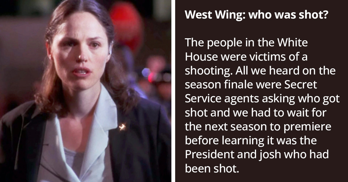 20 Of Television's Most Unforgettable And Shocking Cliffhangers