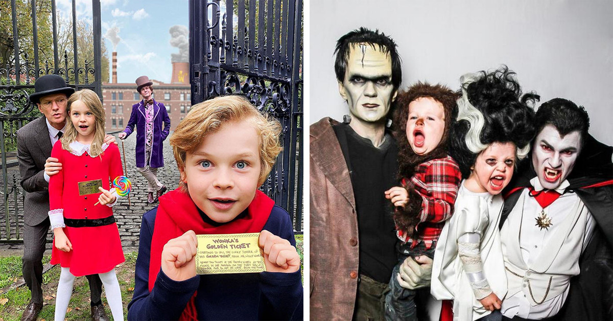 A Run Down Of Neil Patrick Harris And His Family Slaying Halloween Family Costumes Since 2011