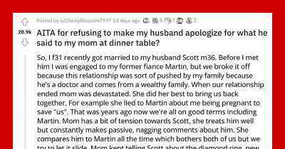 Man Who Always Gets Compared To His Wife’s Ex-Fiance By His MIL Serves Her A Deserved Comeback