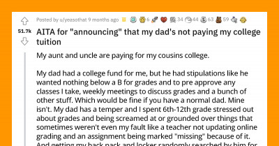 Student Says They Would Rather Be In Debt Than Accept The Help Of Their Manipulative Father, A Fact That Embarrassed The Dad During Family Dinner