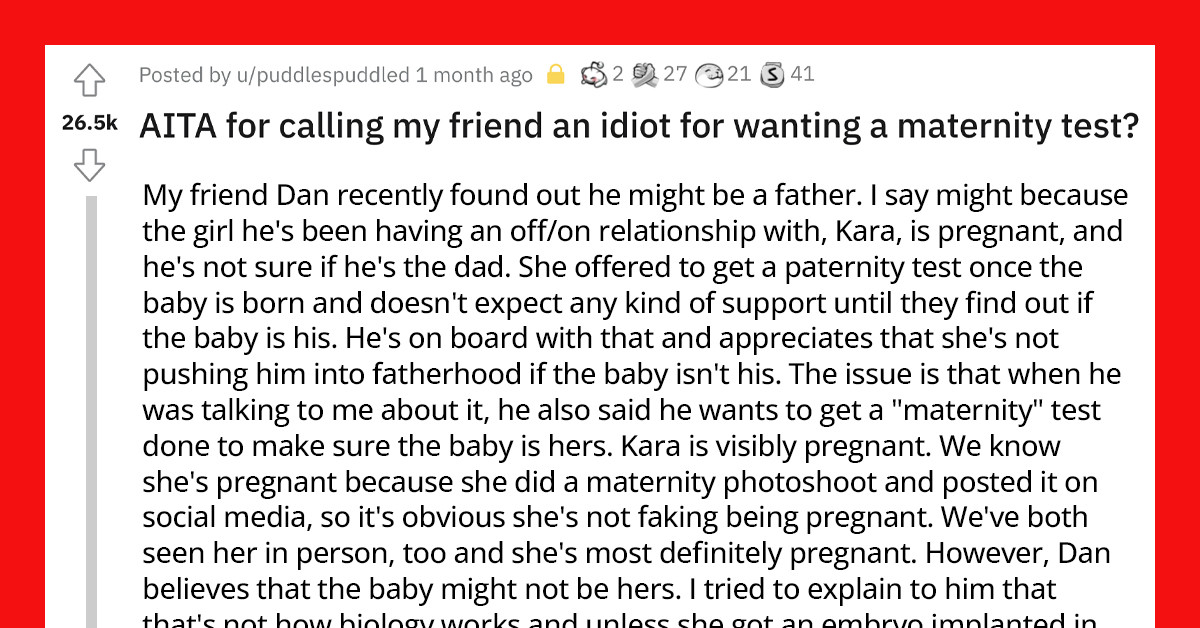 Man Asks Alleged Baby Mother For Maternity Test After Finding Out He Might Be a Father