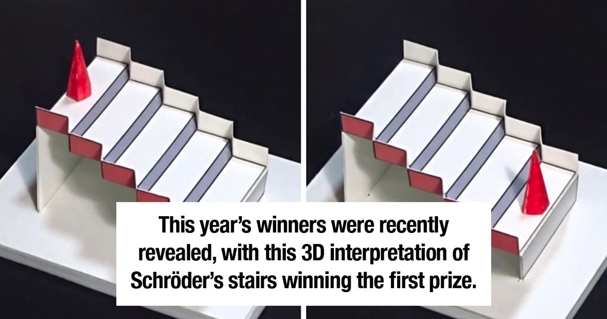 Perplexing 3D Schröder Staircase Optical Illusion Earned Best Illusion Of The Year 2020 Award