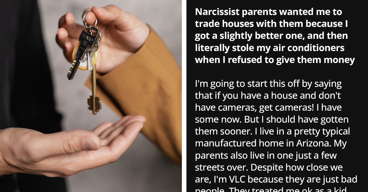 Man Teaches His Entitled Parents A Lesson After They Stole His Cooling Units And Demanded They Switch Houses