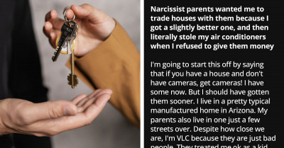 Man Teaches His Entitled Parents A Lesson After They Stole His Cooling Units And Demanded They Switch Houses